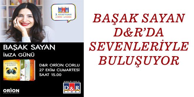 BAŞAK SAYAN D&R’DA SEVENLERİYLE BULUŞUYOR