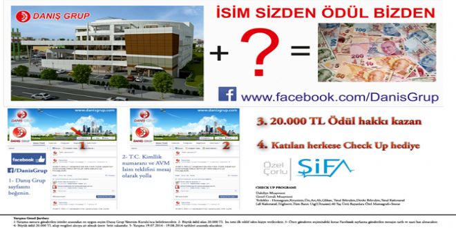 20 BİN TL ÖDÜLLÜ İSİM YARIŞMASI