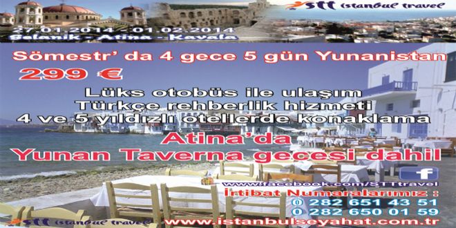 YUNANİSTAN’DA TAVERNA GECELERİ