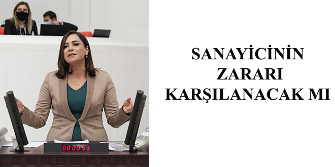 SANAYİCİNİN ZARARI KARŞILANACAK MI