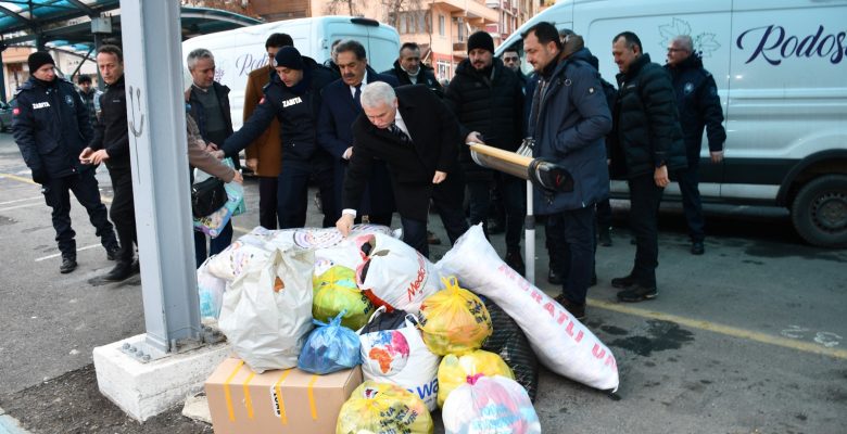 TEKİRDAĞ VALİLİĞİ DEPREM BÖLGESİNE NELER GÖNDERDİ