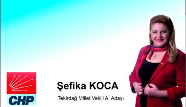 Millet Vekili A. Adayı Şefika KOCA