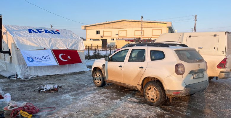 TREDAŞ, DEPREM BÖLGESİNDE ÇALIŞMALARINA DEVAM EDİYOR