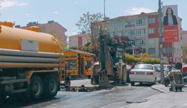 ATATÜRK MEYDANI’NDA TONLARCA SU BOŞA AKTI!