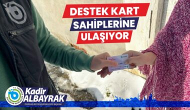 DESTEK KART SAHİPLERİNE ULAŞIYOR