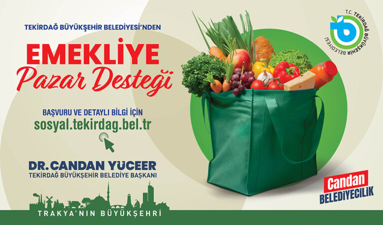 BÜYÜKŞEHİR DEN EMEKLİLERE PAZAR DESTEĞİ
