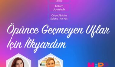 ÇOCUKLARIN SAĞLIĞI İÇİN BU SEMİNER KAÇMAZ