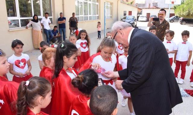 KUMBAĞ İLKOKULUNA BÜYÜKŞEHİR DEN ANLAMLI YARDIM