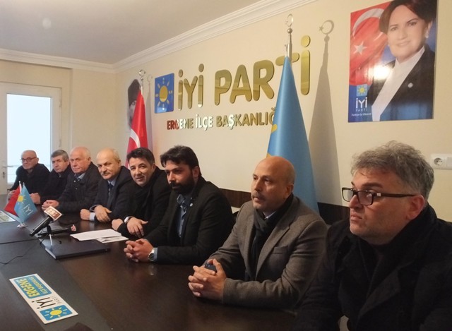 ERGENE İYİ PARTİ DE ÇOK İLGİNÇ GELİŞMELER YAŞANDI
