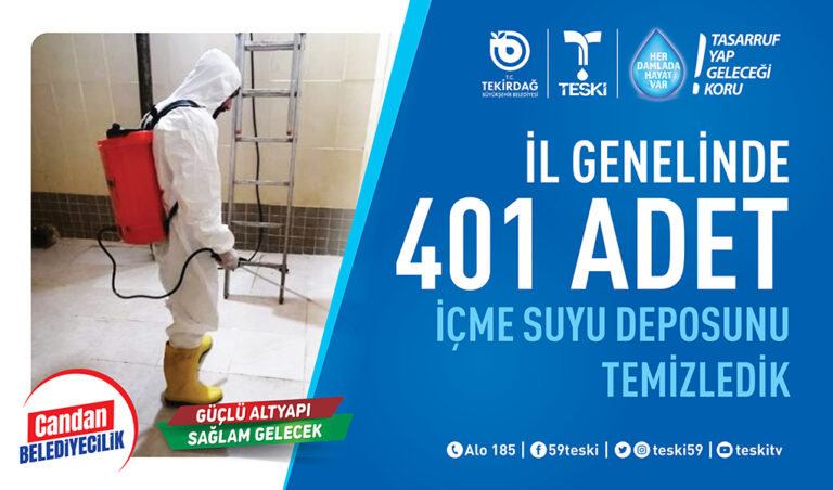 401 ADET DEPODA ÇALIŞMA YAPILDI