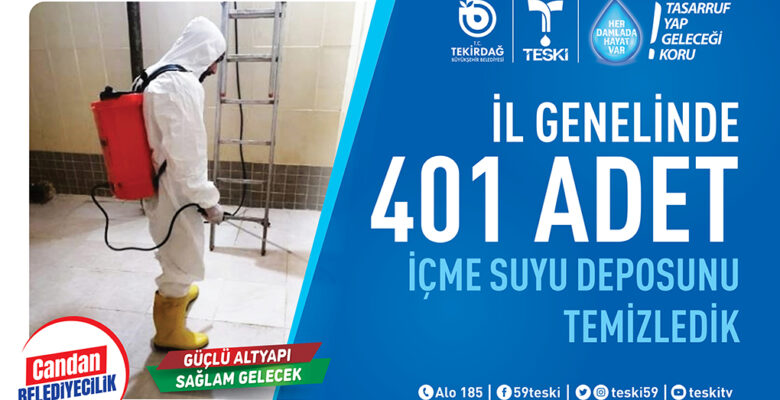 401 ADET DEPODA ÇALIŞMA YAPILDI