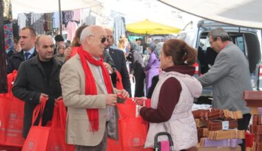 BAŞKAN UYAN DAN VATANDAŞLARA ÇEVRE DOSTU BEZ TORBA