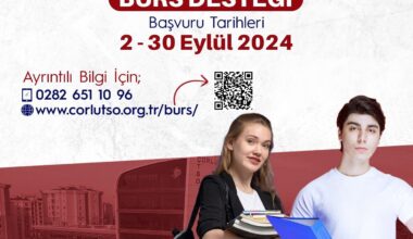 ÇORLU TSO DAN ÜNİVERSİTE ÖĞRENCİLERİNE BURS