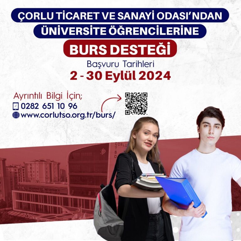 ÇORLU TSO DAN ÜNİVERSİTE ÖĞRENCİLERİNE BURS