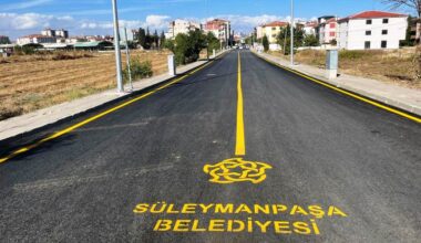 SÜLEYMANPAŞA’DA YOL HAREKÂTI SÜRÜYOR