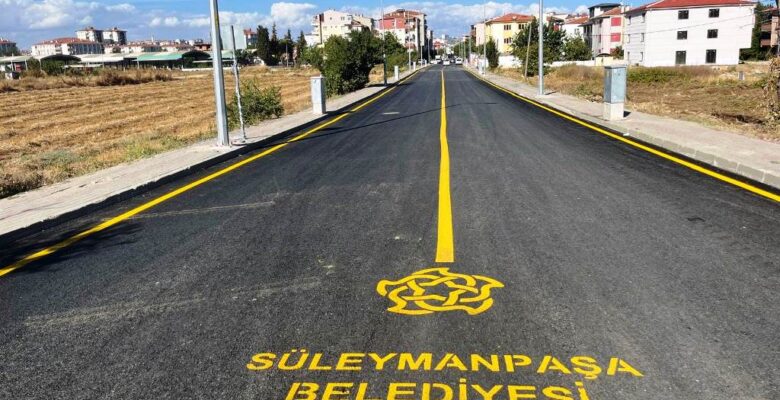 SÜLEYMANPAŞA’DA YOL HAREKÂTI SÜRÜYOR