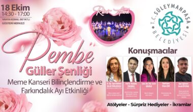 PEMBE GÜLLER ŞENLİĞİ’NDE BULUŞACAK