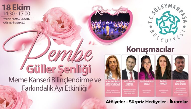 PEMBE GÜLLER ŞENLİĞİ’NDE BULUŞACAK