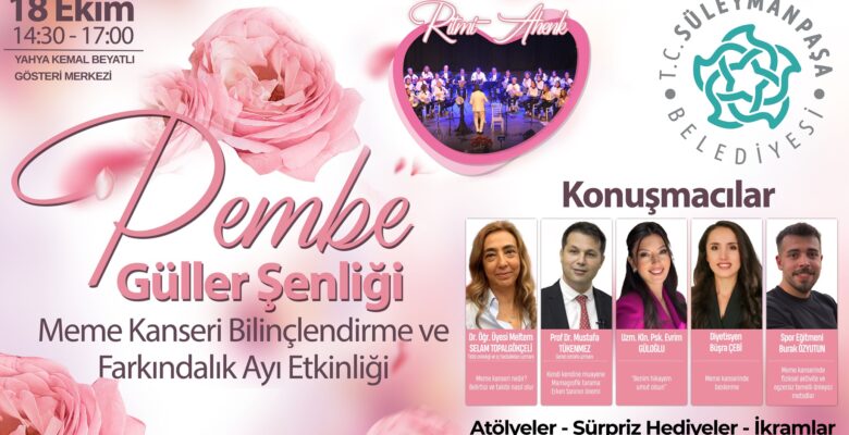 PEMBE GÜLLER ŞENLİĞİ’NDE BULUŞACAK