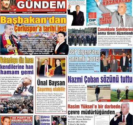 TRAKYA GÜNDEM GAZETESİ 144. SAYI