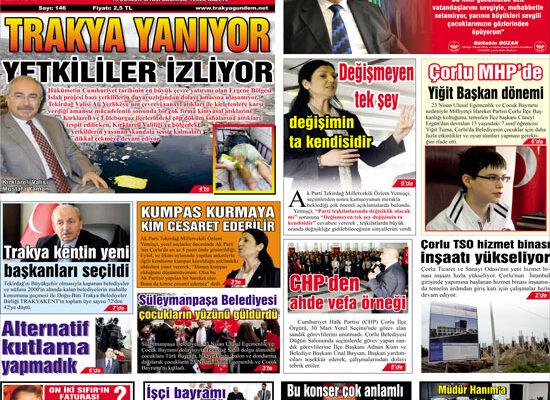 TRAKYA GÜNDEM GAZETESİ 146. SAYI