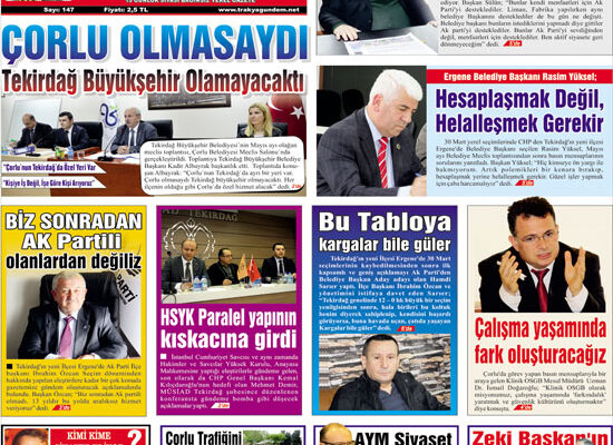 TRAKYA GÜNDEM GAZETESİ 147. SAYI