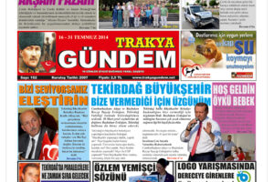 TRAKYA GÜNDEM GAZETESİ 152.SAYI