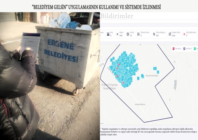 ERGENE BELEDİYESİ’NİN ÖRNEK OLAN ÇEVRECİ PROJESİ