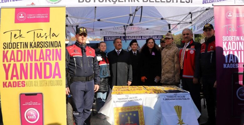 TEKİRDAĞ, KADINA YÖNELİK ŞİDDETE KARŞI BİRLİKTE SES VERDİ