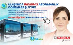 ULAŞIMDA İNDİRİMLİ ABONMALIK DÖNEMİ BAŞLIYOR