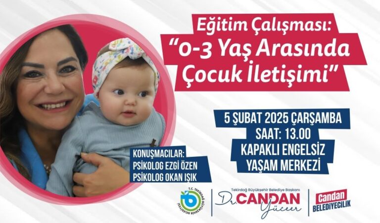 0-3 YAŞ ARASINDA ÇOCUK İLETİŞİMİ EĞİTİMİ BAŞLIYOR