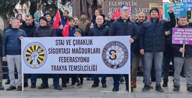 TRAKYA’DAKİ STAJ MAĞDURLARI ÇORLU’DA TOPLANDI