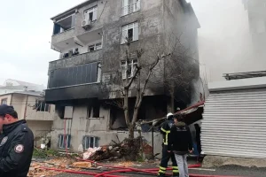 ÇERKEZKÖY’DE DOĞALGAZ PATLAMASI: 2 KİŞİ YARALI