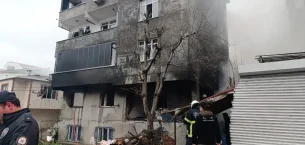 ÇERKEZKÖY’DE DOĞALGAZ PATLAMASI: 2 KİŞİ YARALI