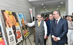 TEKİRDAĞ’DA  “AİLE FİLMİ AFİŞLERİ” SERGİSİ AÇILDI