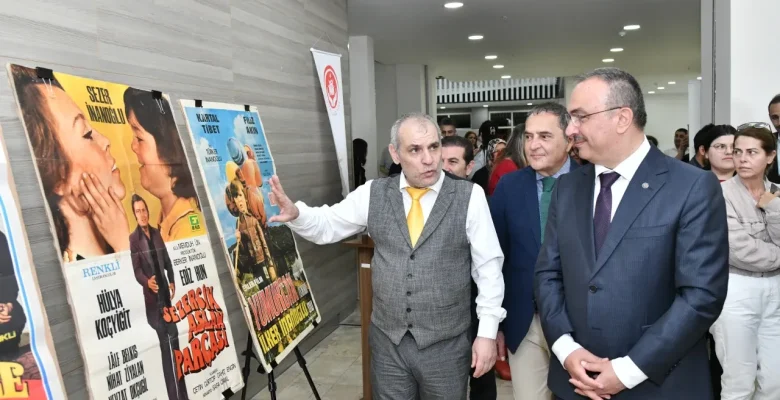 TEKİRDAĞ’DA  “AİLE FİLMİ AFİŞLERİ” SERGİSİ AÇILDI