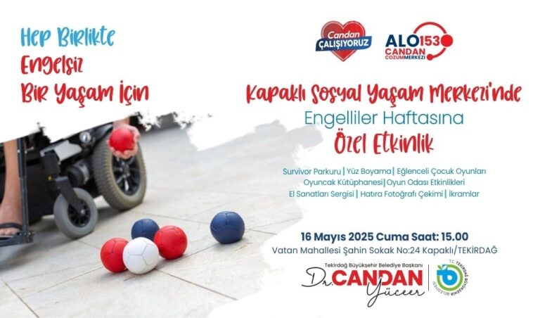 BÜYÜKŞEHİR’DEN ENGELLİLER HAFTASINA ÖZEL ETKİNLİK