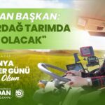 CANDAN BAŞKAN: “TEKİRDAĞ TARIMDA ÖNCÜ OLACAK”
