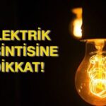 TREDAŞ DUYURDU: TEKİRDAĞ’IN 9 İLÇESİNDE ELEKTRİK KESİNTİSİ VAR