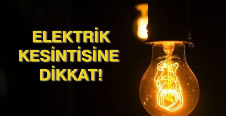TREDAŞ DUYURDU: TEKİRDAĞ’IN 9 İLÇESİNDE ELEKTRİK KESİNTİSİ VAR