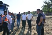 YANGIN MAĞDURU AİLEYE DESTEK OLDU