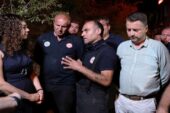YANGININA TÜM GÜCÜYLE MÜDAHALE ETTİ