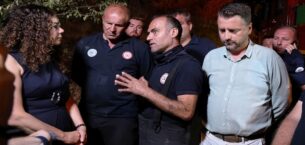 YANGININA TÜM GÜCÜYLE MÜDAHALE ETTİ