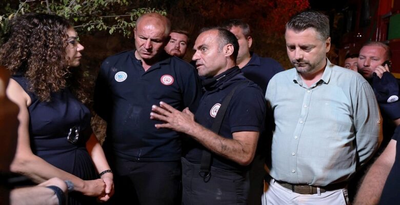 YANGININA TÜM GÜCÜYLE MÜDAHALE ETTİ