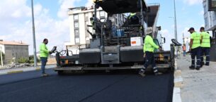 BİN 750 TON SICAK ASFALT İLE BAŞTAN SONA YENİLENDİ