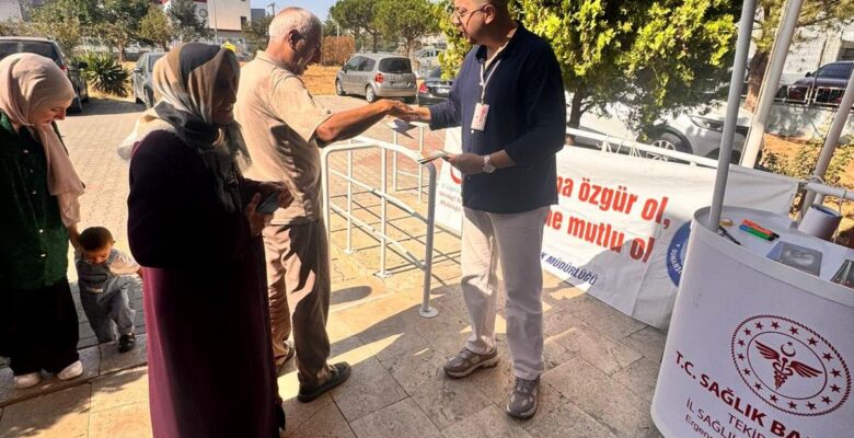 ERGENE DE TÜTÜNLE MÜCADELE ÇALIŞMASI