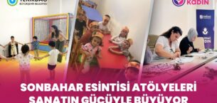 KADINLAR VE ÇOCUKLAR DOĞAYLA BULUŞTU