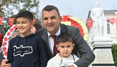 CUMHURİYET BAYRAMINI ÇOCUKLARLA KUTLADI