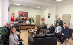 CHP ÇORLU İLÇE YONETİMİ ZİYARETLERE BASLADI