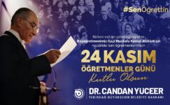 EMEKÇİLERİNDEN BAŞÖĞRETMEN ATATÜRK’E VEFA